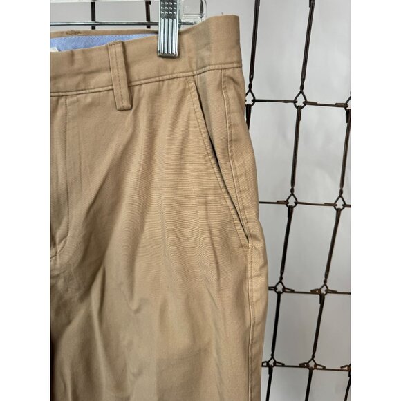 Mens J.Crew Beige Cotton Chino Shorts Size 31 Minor Discoloration on Front - Picture 7 of 14